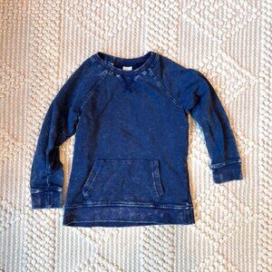 H&M Kids Denim Look Soft Sweatshirt 3-4T
